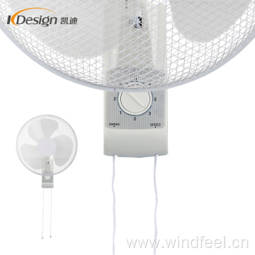 16 inch white ABS plastic material wall fans